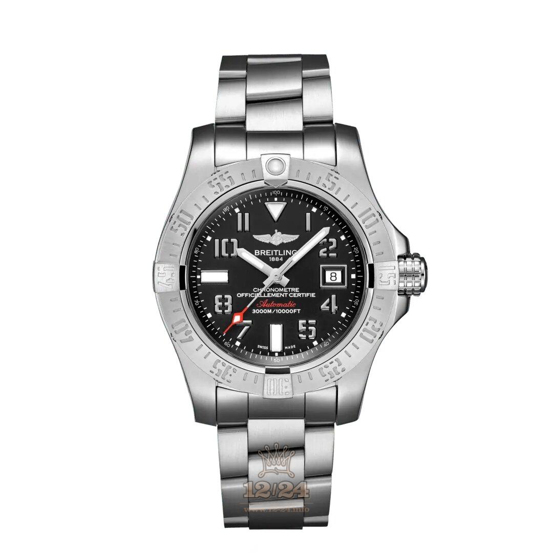 Breitling Avenger Watch A17331101B2A1 45 mm Stainless steel Case Black Dial
