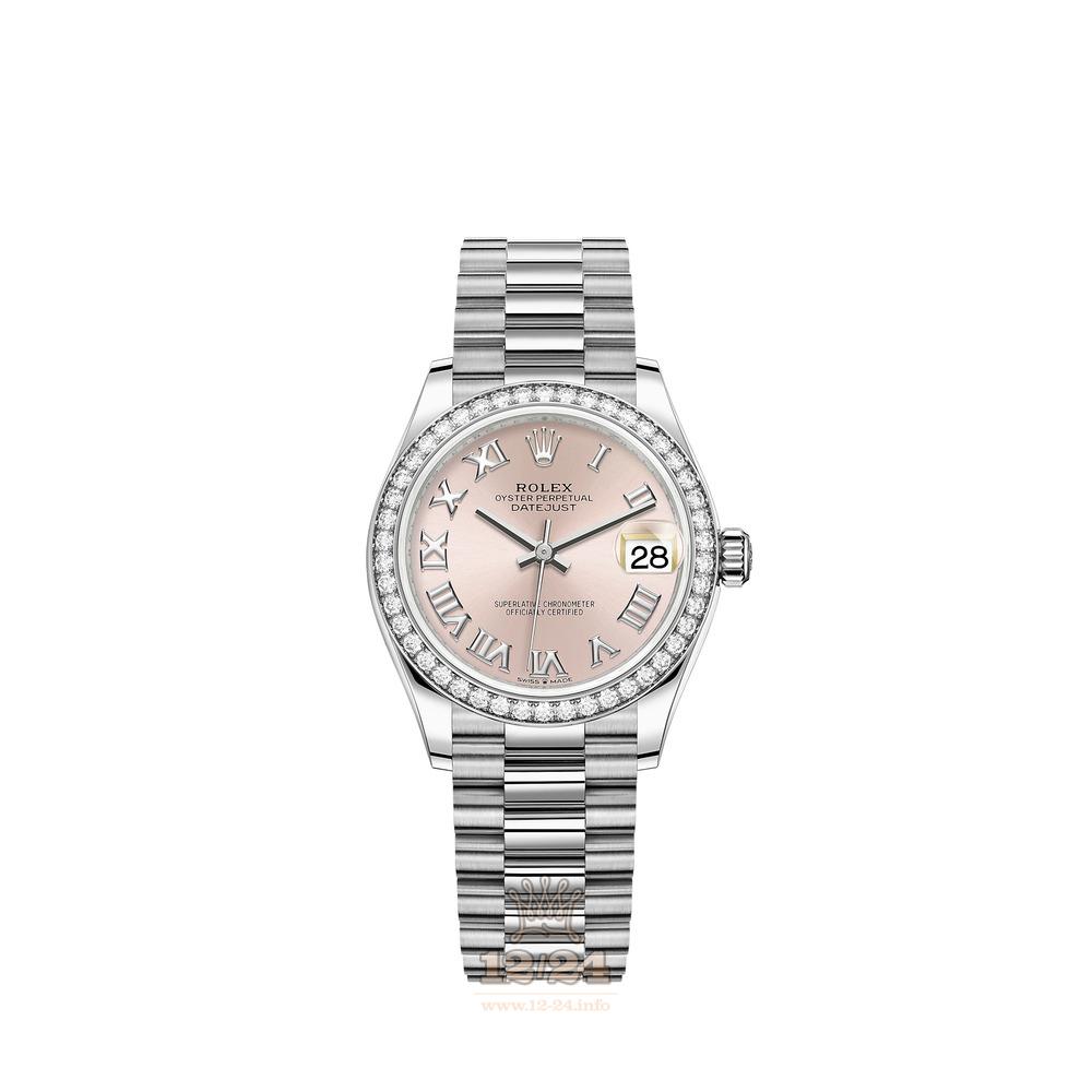 Rolex Datejust Watch 278289rbr-0016 31 mm White gold Case Pink Dial
