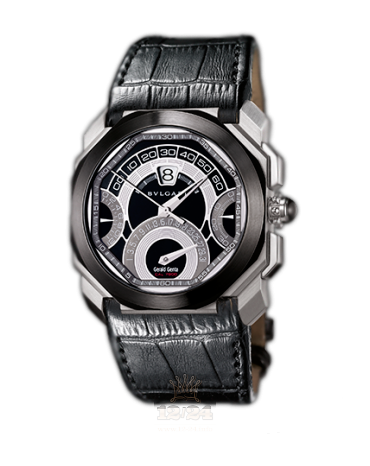 Bvlgari Octo Watch 101882 BGO45BSCLDCHQR 45 mm Stainless steel Case White Black Silver Dial