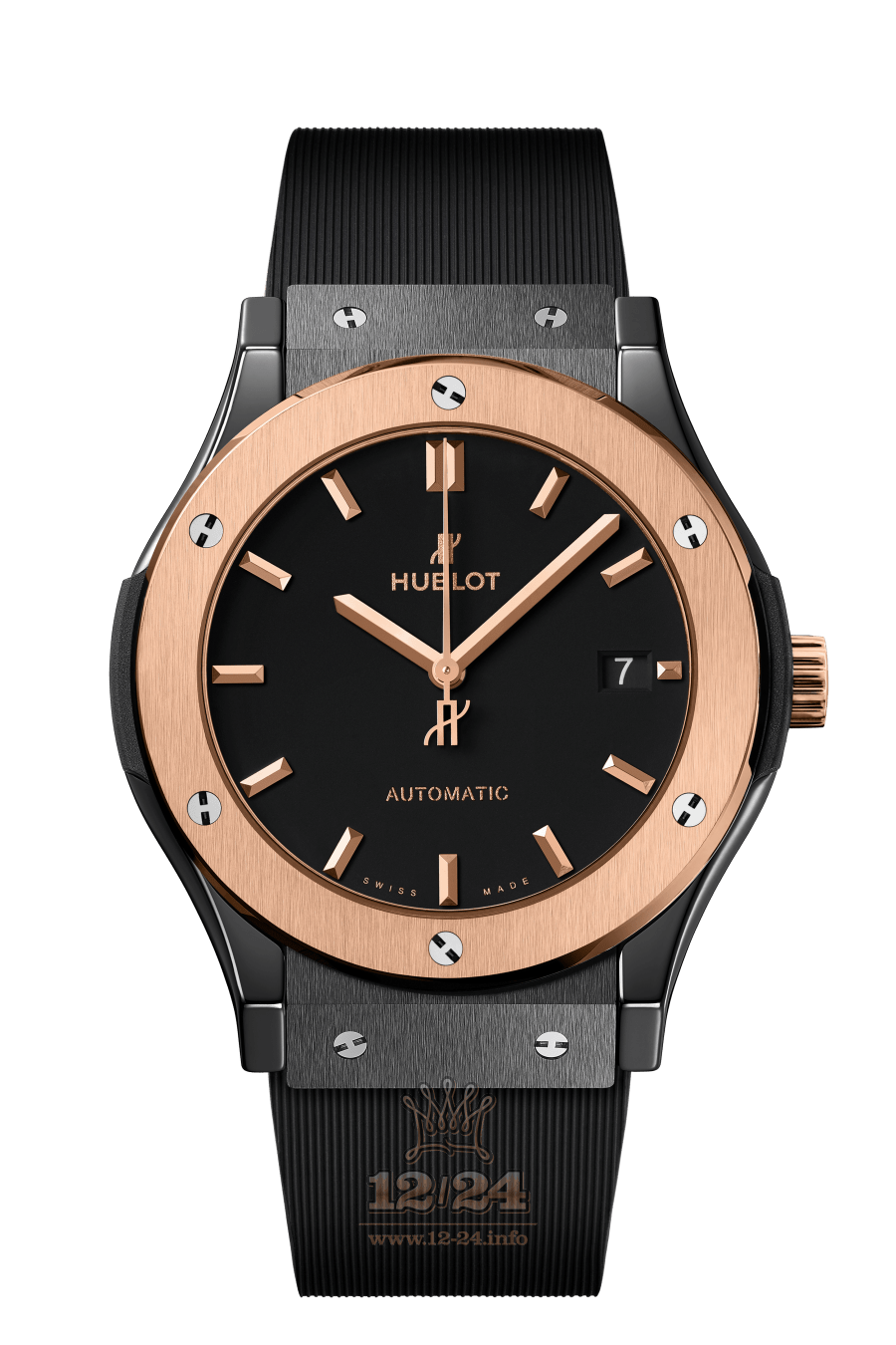 Hublot Classic Fusion Watch 511.CO.1181.RX 45 mm Pink gold Ceramics Case Black Dial