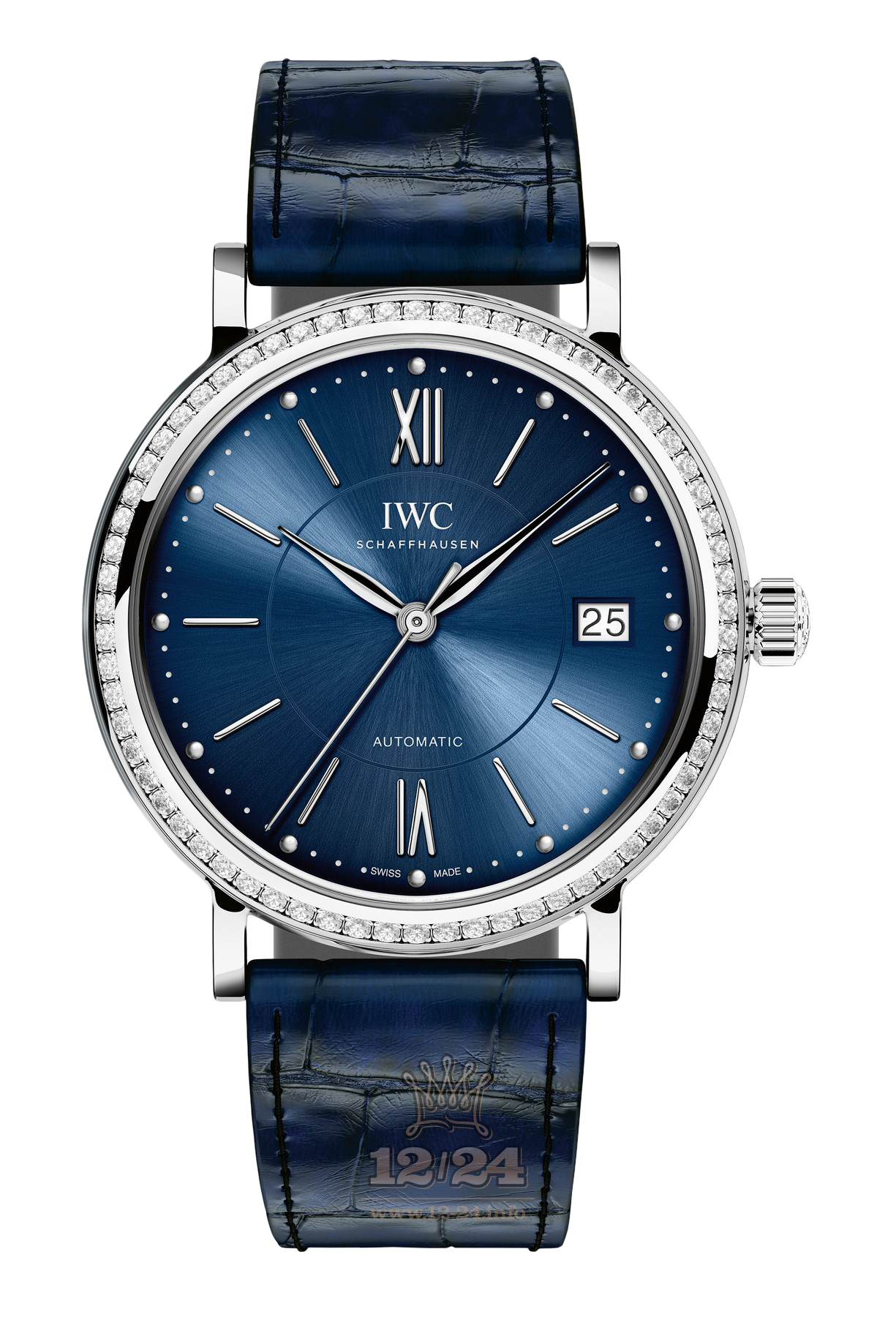 IWC Portofino Watch IW458111 37 mm Stainless steel Case Dark blue Dial