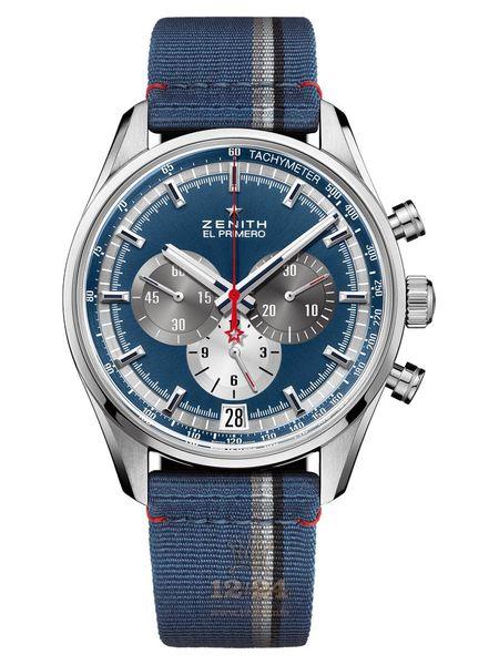 Zenith Chronomaster Watch 03.2040.400/53.C802 42 mm Stainless steel Case Dark blue Dial