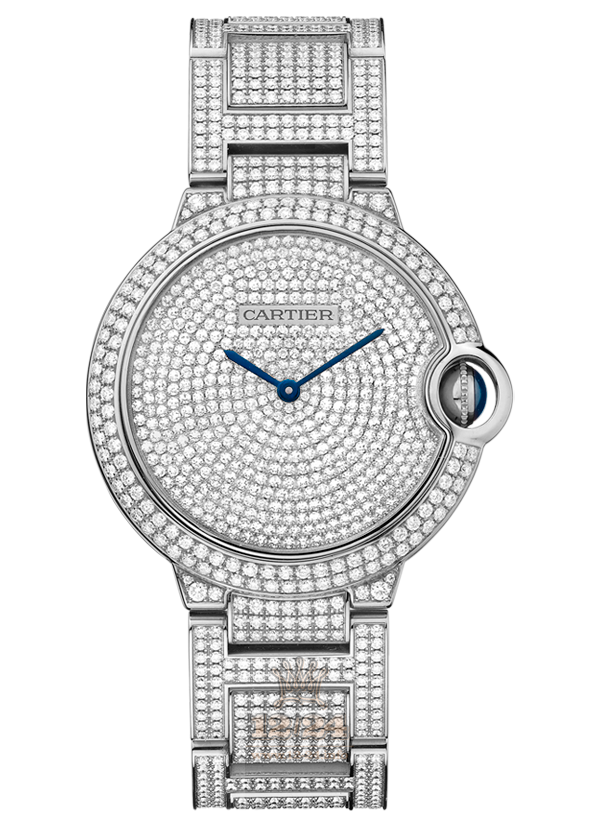 Cartier Ballon Bleu de Cartier Watch HPI00581 36 mm White gold Case Silver Dial