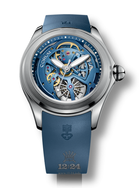 Corum Bubble Watch L082/03162 47 mm Stainless steel Case Dark blue Dial
