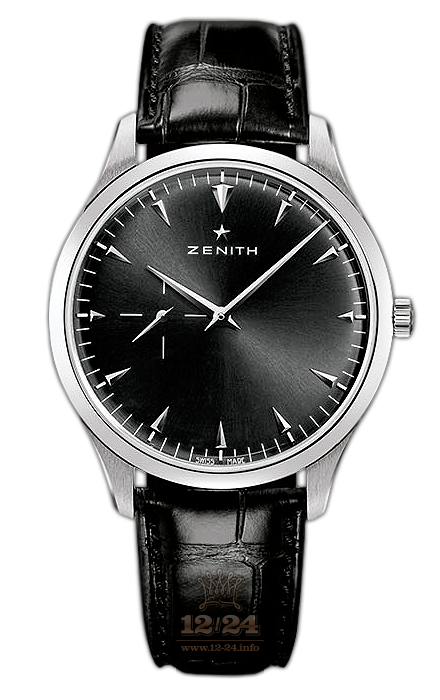 Zenith Elite Watch 03.2010.681/21.C493 40 mm Stainless steel Case Black Dial