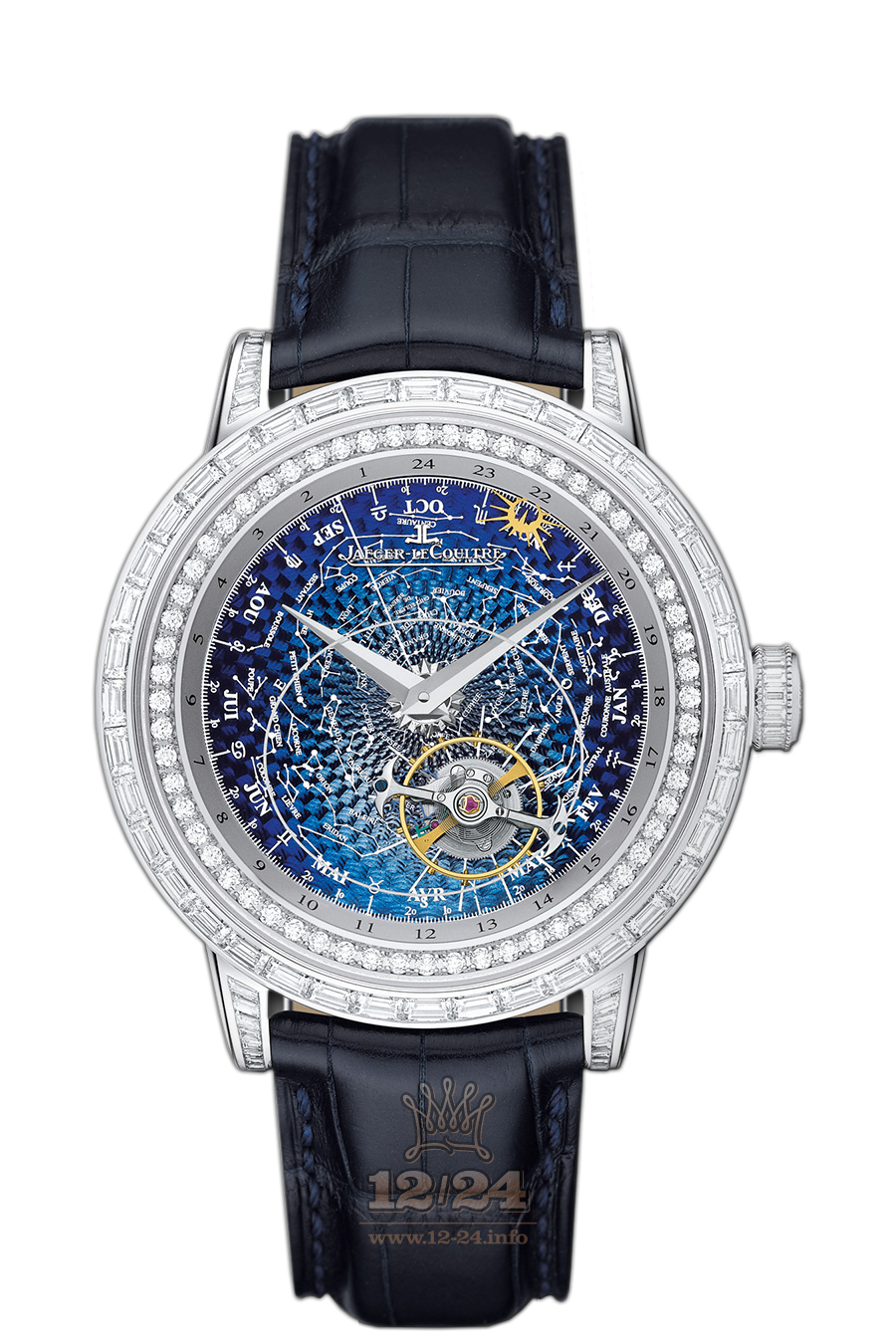 Jaeger-LeCoultre Master Watch 5073401 42 mm White gold Case Dark blue Dial