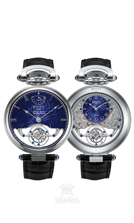 Bovet Fleurier Grandes Complications Watch AIF0T014-GO 45 mm White gold Case Dark blue Dial