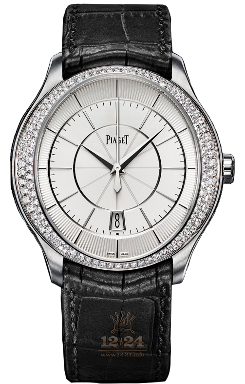Piaget Black Tie Watch G0A37111 43 mm White gold Case Silver Dial