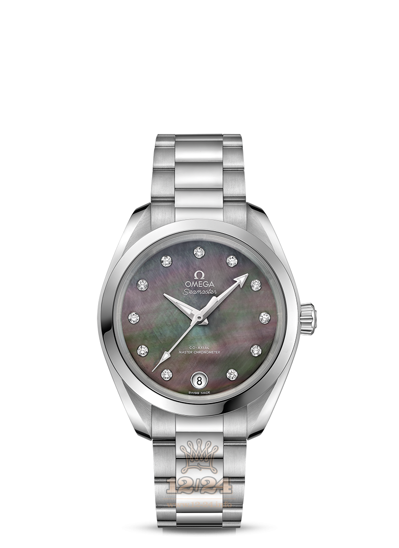 Omega Seamaster Watch 220.10.34.20.57.001 34 mm Stainless steel Case Gray Dial