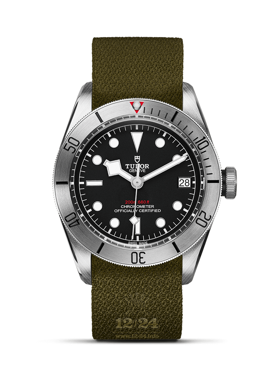 Tudor Black Bay Steel Watch M79730-0004 41 mm Stainless steel Case Black Dial
