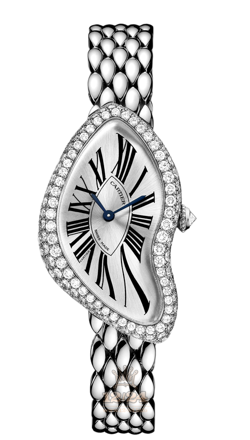 Cartier Crash Watch WL420051 38 mm White gold Case Silver Dial