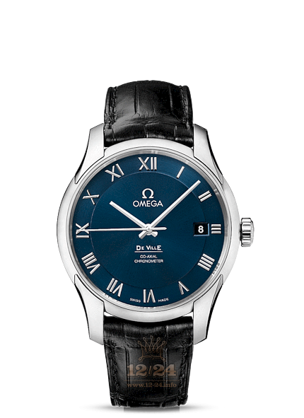 Omega De Ville Watch 431.13.41.21.03.001 41 mm Stainless steel Case Dark blue Dial