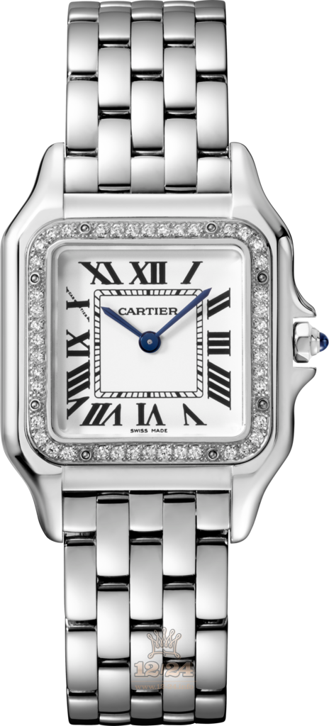 Cartier Panthere de Cartier Watch W4PN0008 27 mm Stainless steel Case White Dial