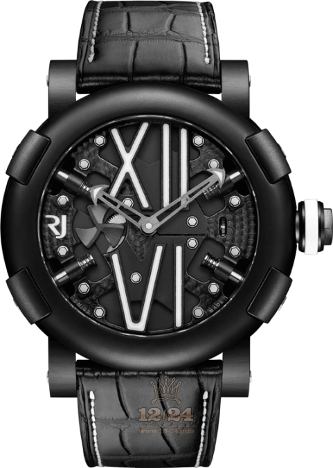 Romain Jerome Sea Watch RJ.T.AU.SP.005.01 50 mm Stainless steel PVD coating Case Black Dial