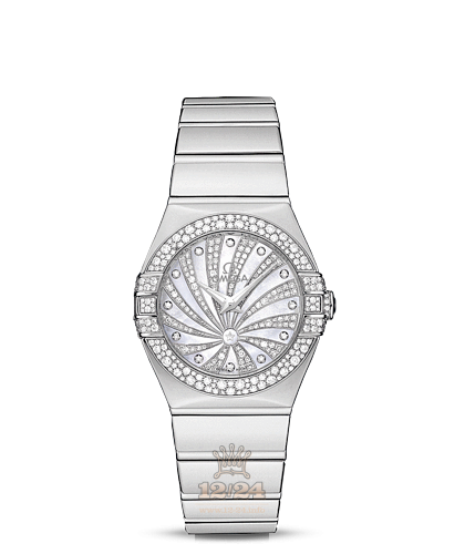 Omega Constellation Watch 123.55.27.60.55.014 27 mm White gold Case White Dial