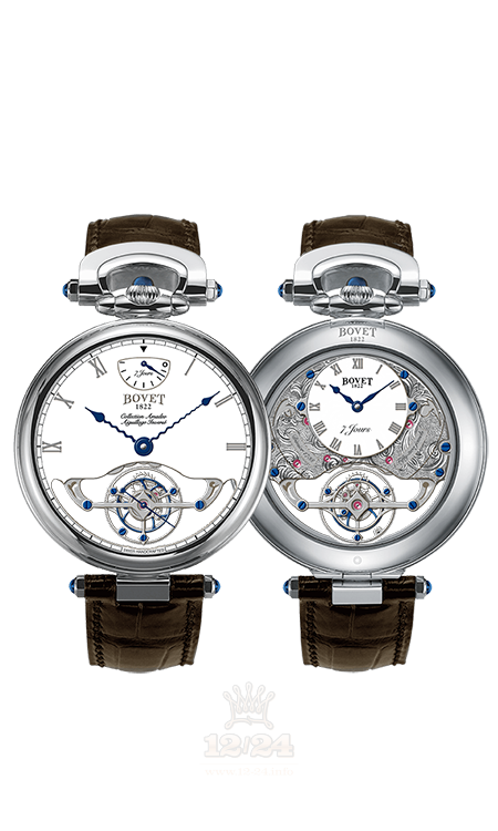 Bovet Fleurier Grandes Complications Watch AIF0T016-GO 45 mm White gold Case White Dial