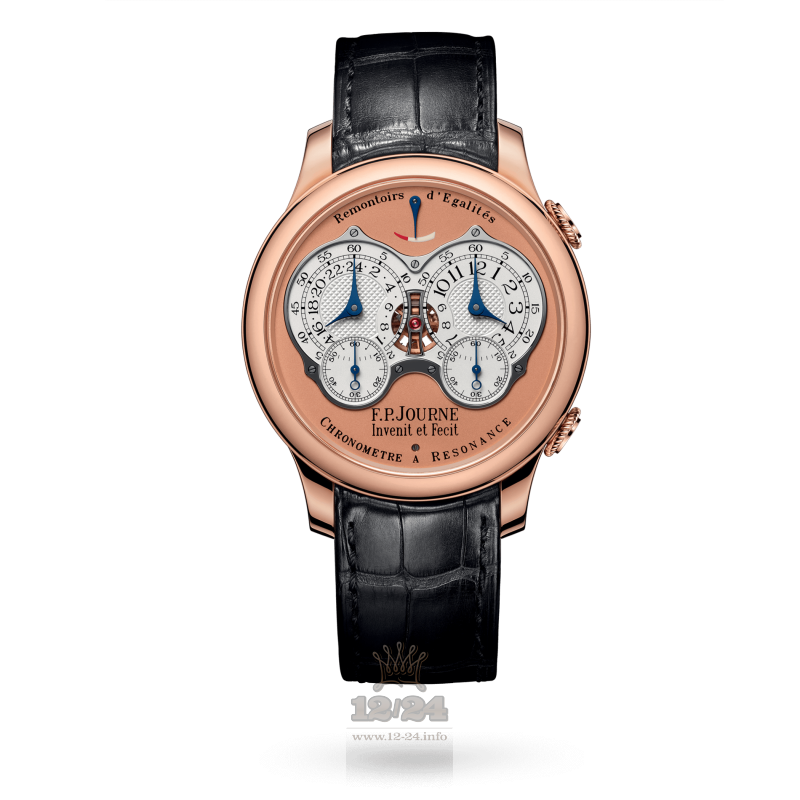 F.P.Journe Classique Watch chronometre resonance gold 40 mm Pink gold Case Pink Dial