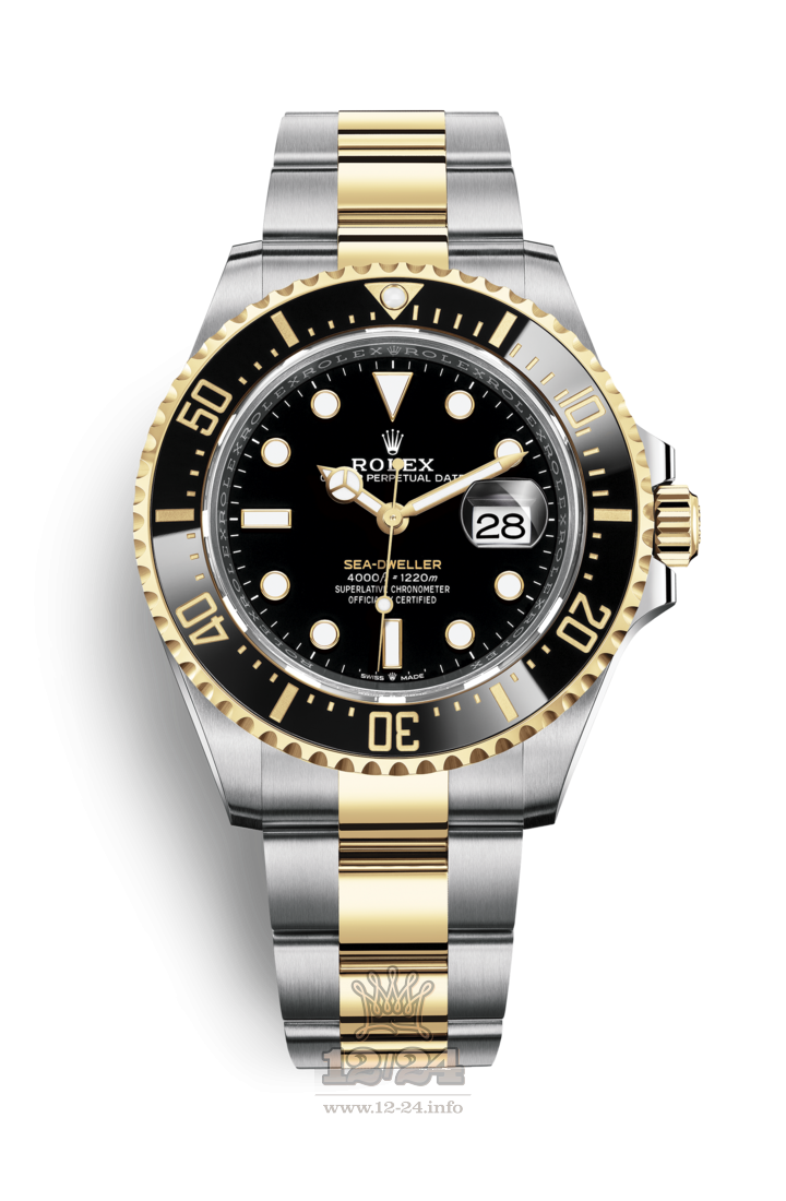 Rolex Sea-Dweller Watch 126603-0001 43 mm Steel / Yellow gold Case Black Dial