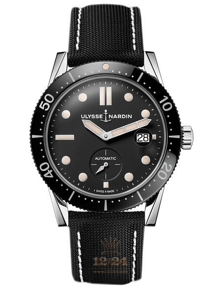 Ulysse Nardin Marine Watch 3203-950 42 mm Stainless steel Case Black Dial