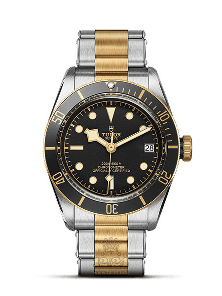 Tudor Black Bay S G Watch M79733n-0002 41 mm Steel / Yellow gold Case Black Dial