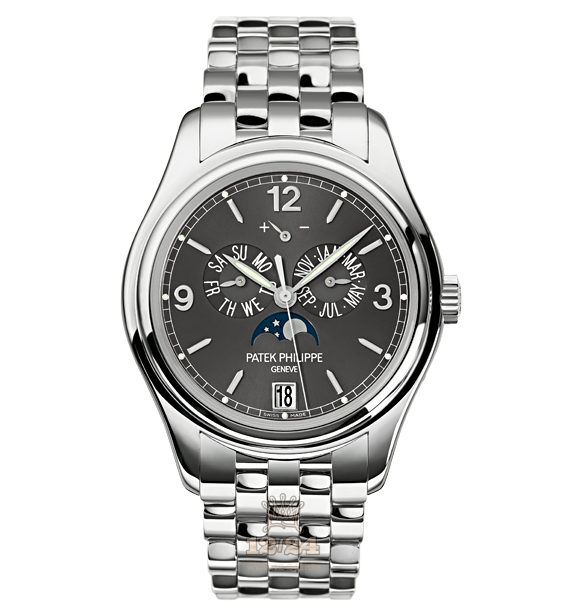 Patek Philippe Complications Watch 5146/1G-010 39 mm White gold Case Gray Dial
