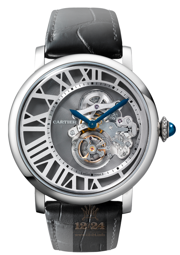 Cartier Rotonde de Cartier Watch W1556214 46 mm White gold Case Gray Silver Dial
