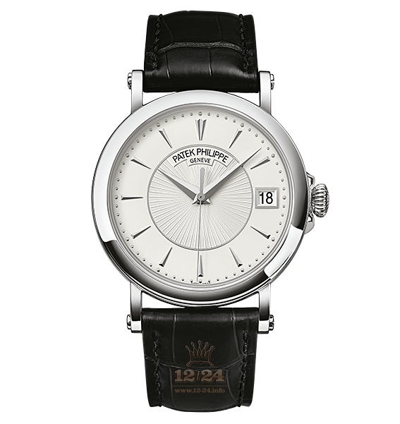 Patek Philippe Calatrava Watch 5153G-010 38 mm White gold Case Silver Dial