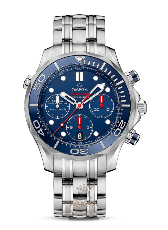 Omega Diver 300 M Watch 212.30.44.50.03.001 44 mm Stainless steel Ceramics Case Dark blue Dial