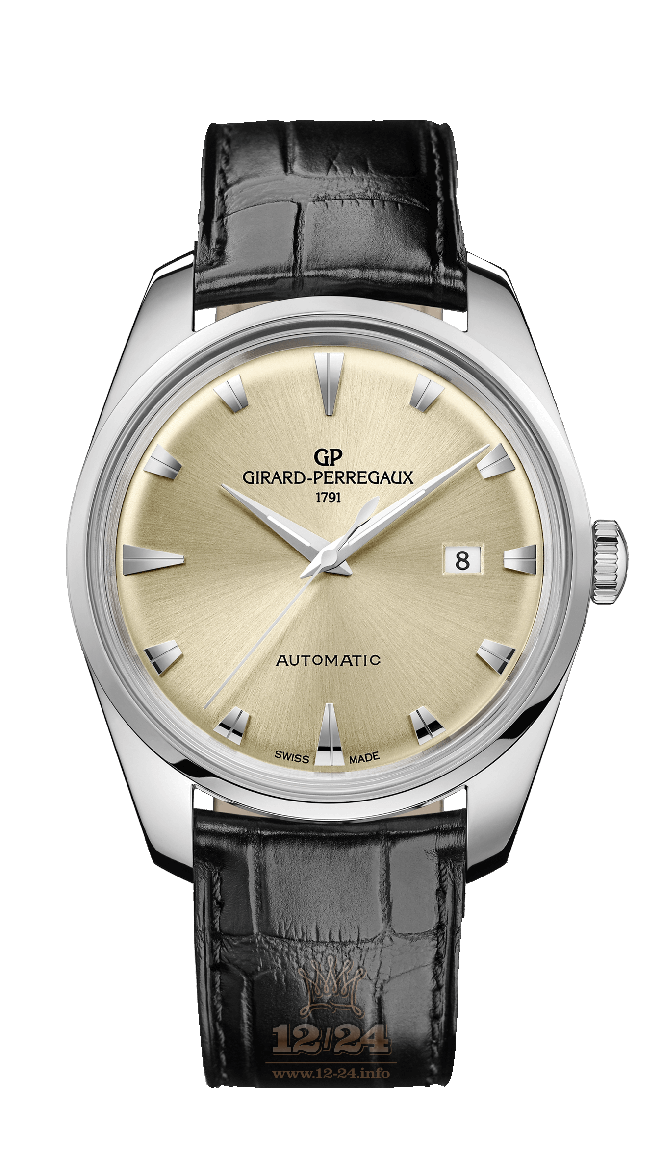 Girard Perregaux Heritage Watch 41957-11-131-BB6A Stainless steel Case Golden Dial