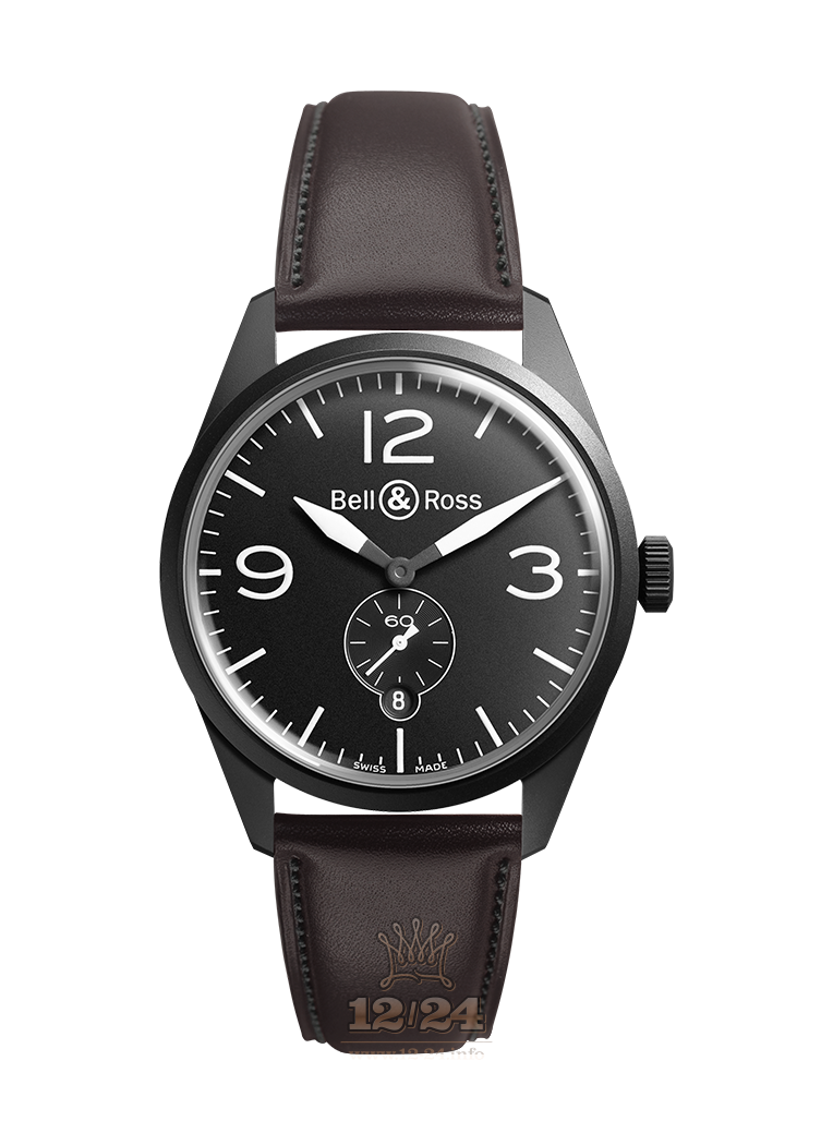 Bell & Ross Vintage Watch BRV123-BL-CA/SCA 41 mm Stainless steel PVD coating Case Black Dial