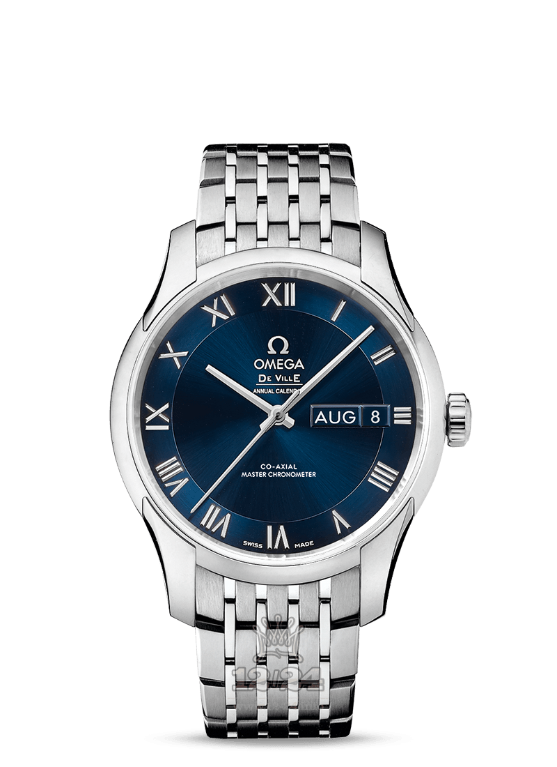 Omega Hour Vision Watch 433.10.41.22.03.001 41 mm Stainless steel Case Dark blue Dial