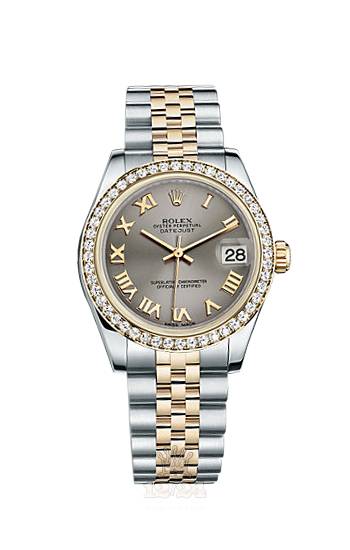 Rolex Datejust Watch 178383-0040 31 mm Steel / Yellow gold Case Silver Dial