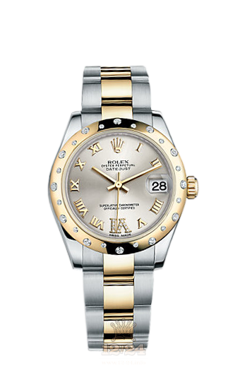Rolex Lady-Datejust Watch 178343-0002 31 mm Steel / Yellow gold Case Silver Dial