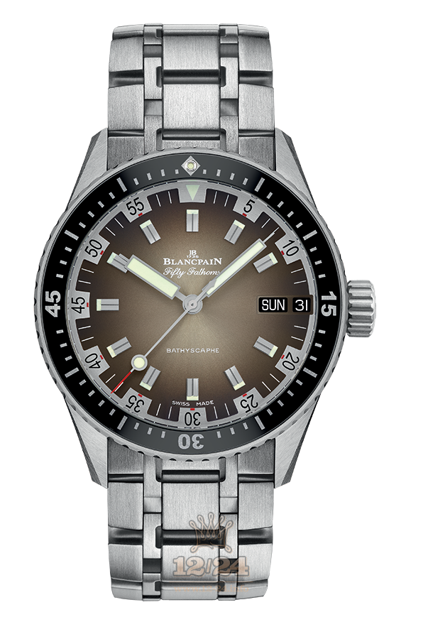 Blancpain Fifty Fathoms Watch 5052-1110-70B 43 mm Stainless steel Ceramics Case Gray Dial