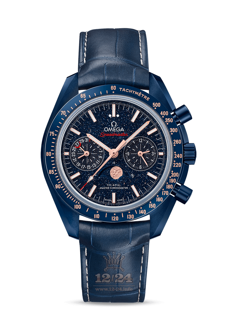 Omega Moonwatch Watch 304.93.44.52.03.002 44 mm Ceramics Case Dark blue Dial