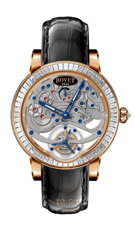 Bovet Dimier Watch R041003-SB1 41 mm Pink gold Case Gray Silver Dial