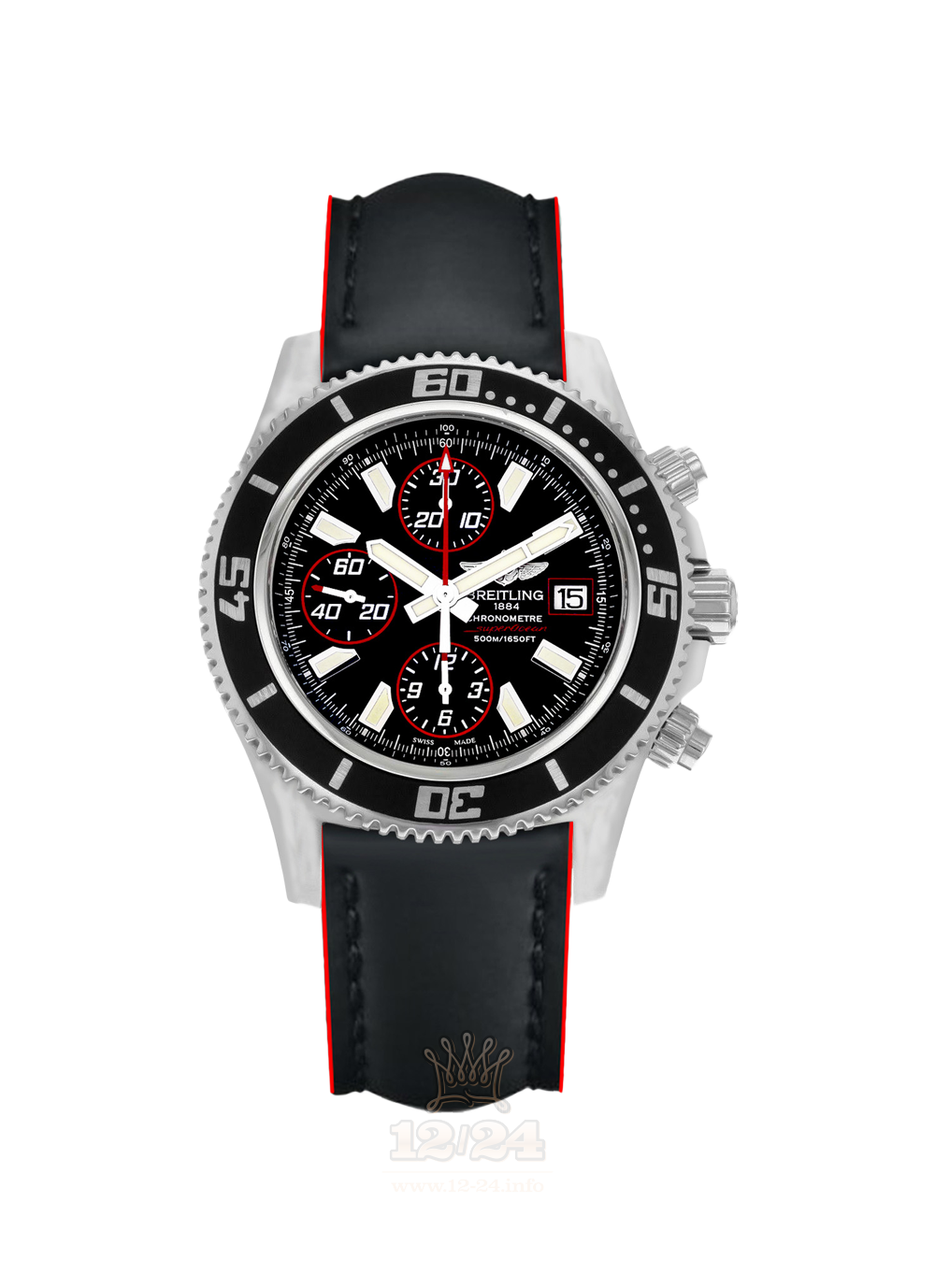 Breitling Superocean Watch A1334102|BA81|228X|A20BASA.1 44 mm Stainless steel Case Black Dial