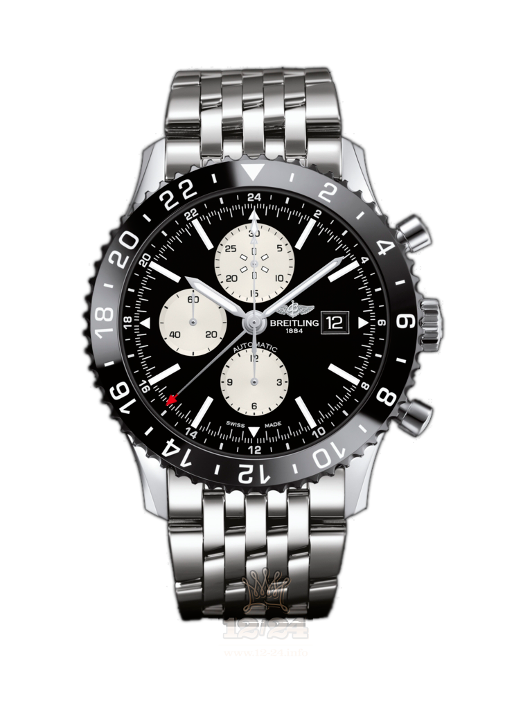 Breitling Chronoliner Watch Y2431012/BE10/443A 46 mm Stainless steel Ceramics Case Black Dial
