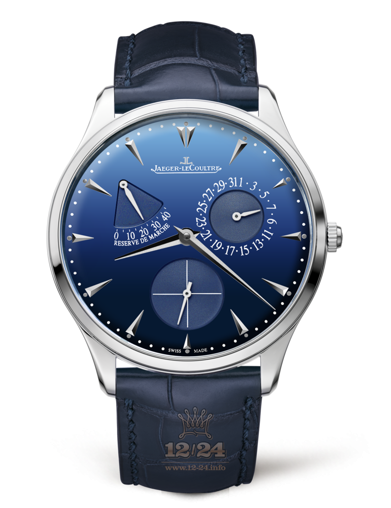 Jaeger-LeCoultre Master Watch 1378480 39 mm Stainless steel Case Dark blue Dial