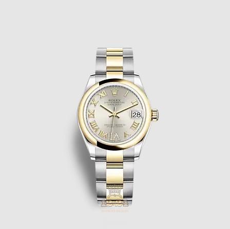 Rolex Datejust Watch 278243-0003 31 mm Stainless steel Yellow gold Case Silver Dial