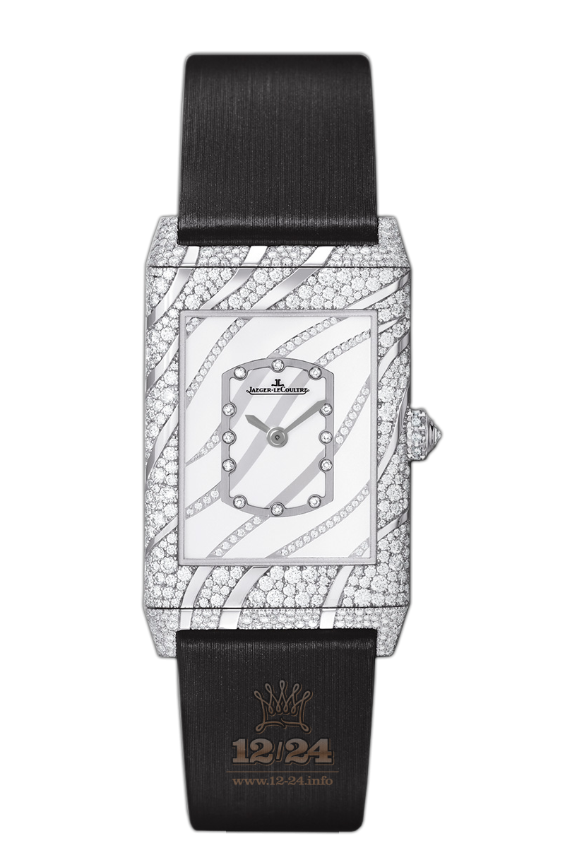 Jaeger-LeCoultre Reverso Watch 3213401 40 mm White gold Case White Silver Dial