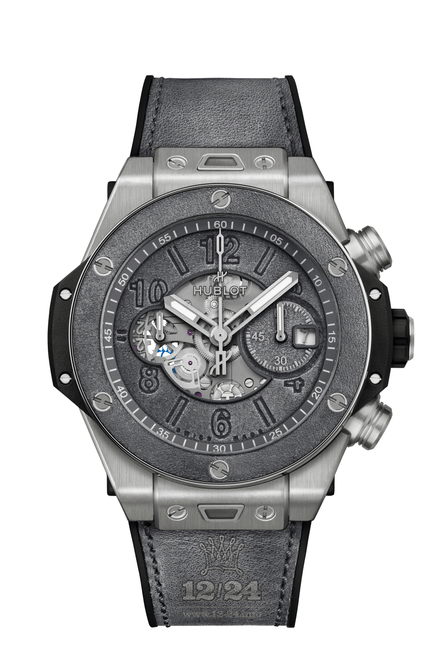 Hublot Big Bang Watch 421.NX.0500.VR.BER21 44 mm Titanium Case Gray Dial