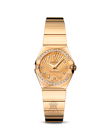 Omega Constellation Watch 123.55.24.60.58.002 24 mm Yellow gold Case