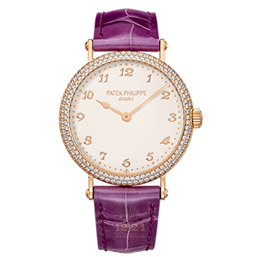 Patek Philippe Calatrava Watch 7200/200R-001 35 mm Pink gold Case Silver Dial