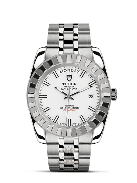 Tudor Classic Watch M23010-0020 41 mm Stainless steel Case White Dial
