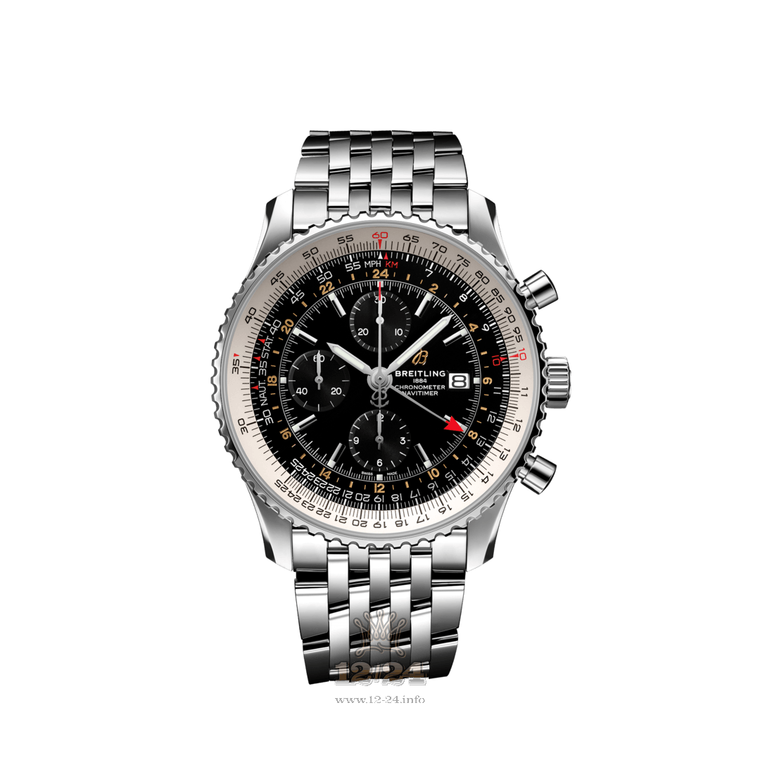 Breitling Navitimer Watch A24322121B2A1 46 mm Stainless steel Case Black Dial