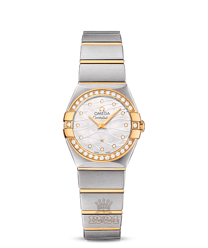 Omega Constellation Watch 123.25.24.60.55.011 24 mm Steel / Yellow gold Case White Dial