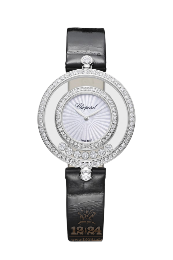 Chopard Happy Diamonds Watch 209426-1201 32 mm White gold Case White Silver Dial