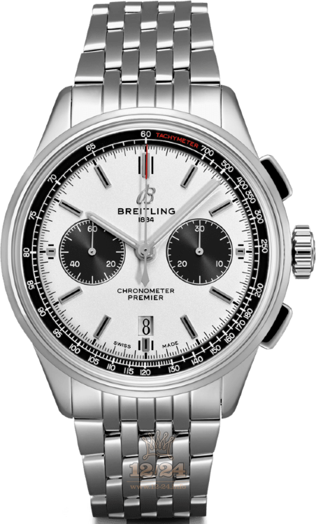 Breitling Premier Watch AB0118221G1A1 42 mm Stainless steel Case Gray Dial