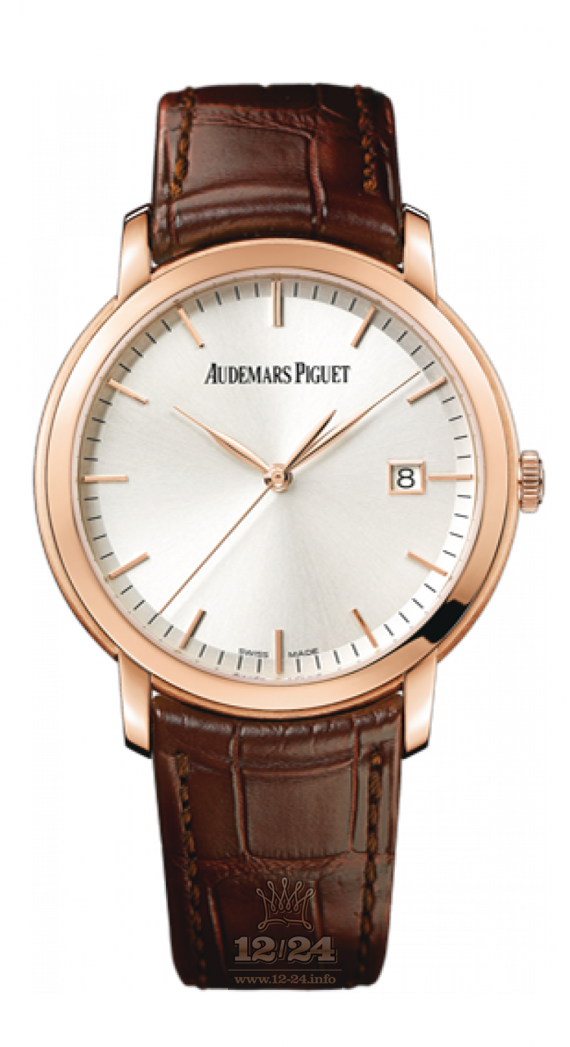 Audemars Piguet Jules Audemars Watch 15170OR.OO.A088CR.01 39 mm Pink gold Case Silver Dial